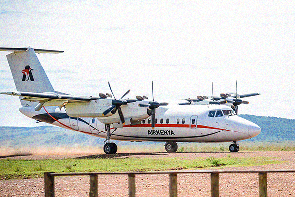AirKenya aircraft on the ground