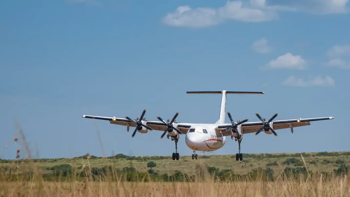 The Maasai Mara from the air